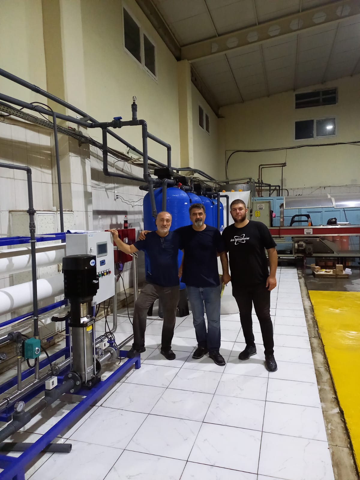 Adana gazlı içecek üretim tesisi reverse osmosis ve ön filtrasyon sistemi
