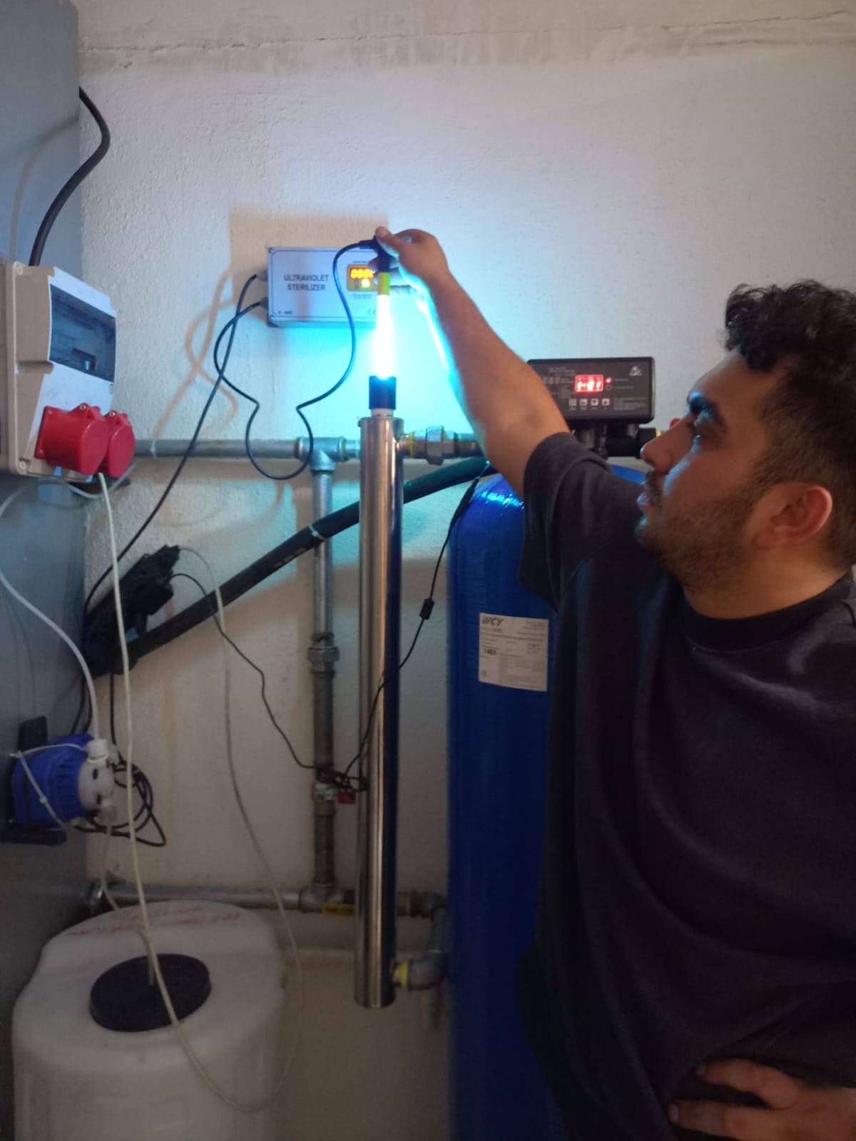 İçme suyu arıtma sistemi RO UV klor dozajlama kurulumu