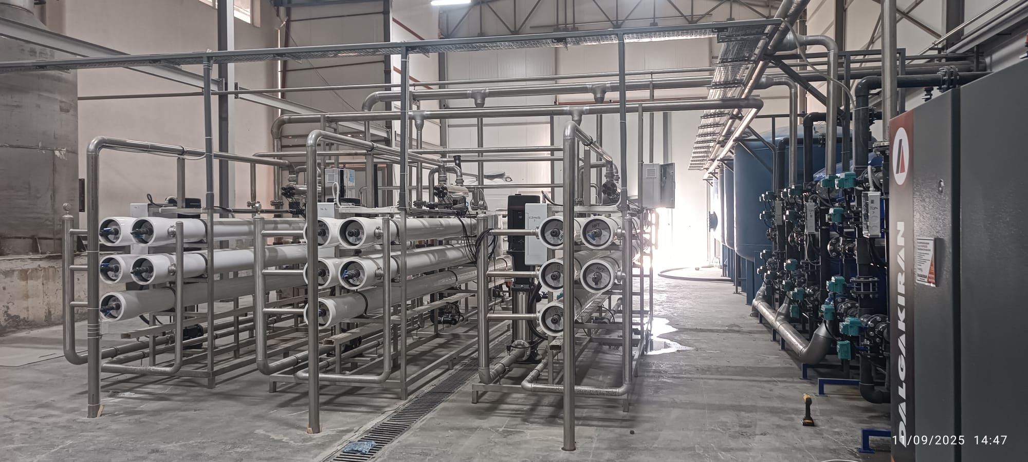 Kayseri meyve suyu üretim tesisi reverse osmosis su arıtma sistemi – PH Kimya