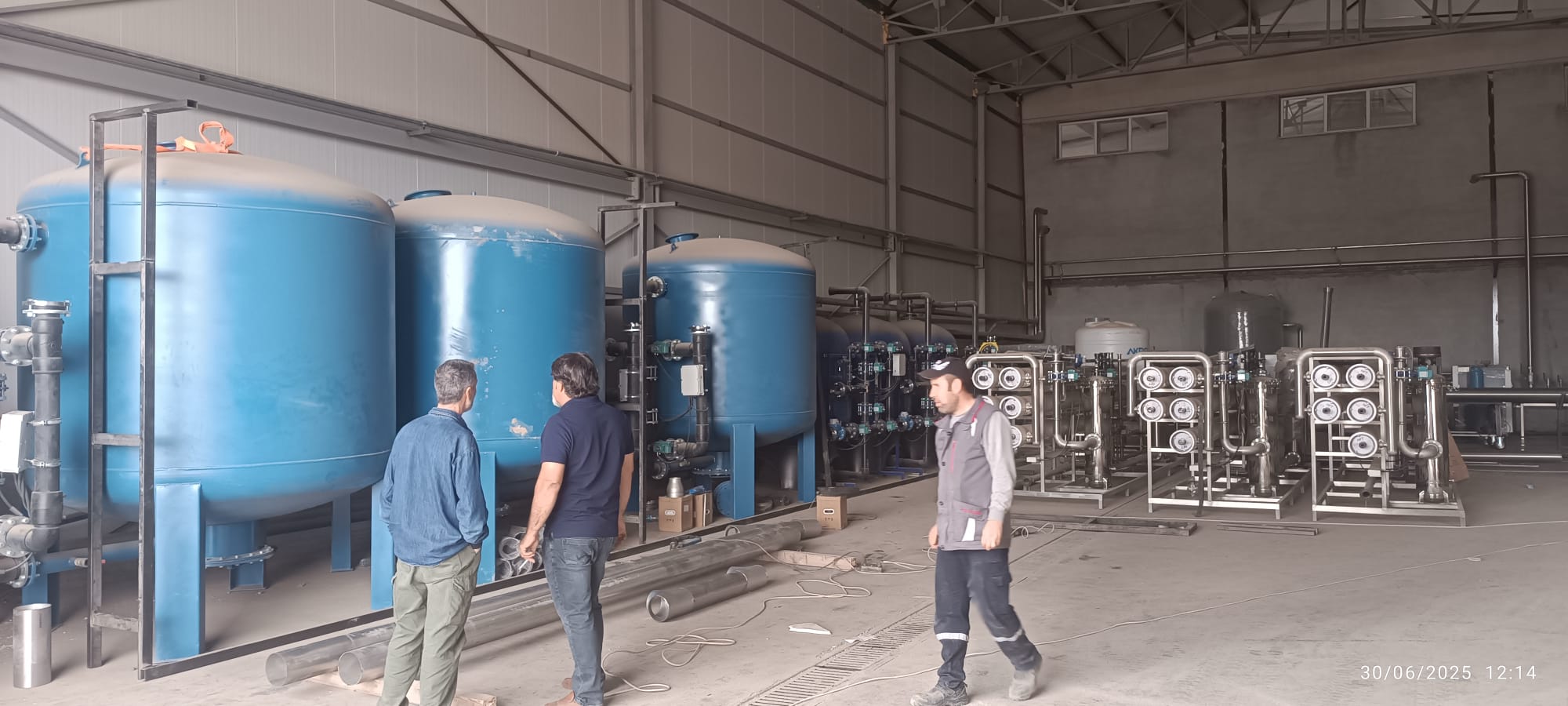 Kayseri meyve suyu tesisi reverse osmosis sistem kurulumu 2