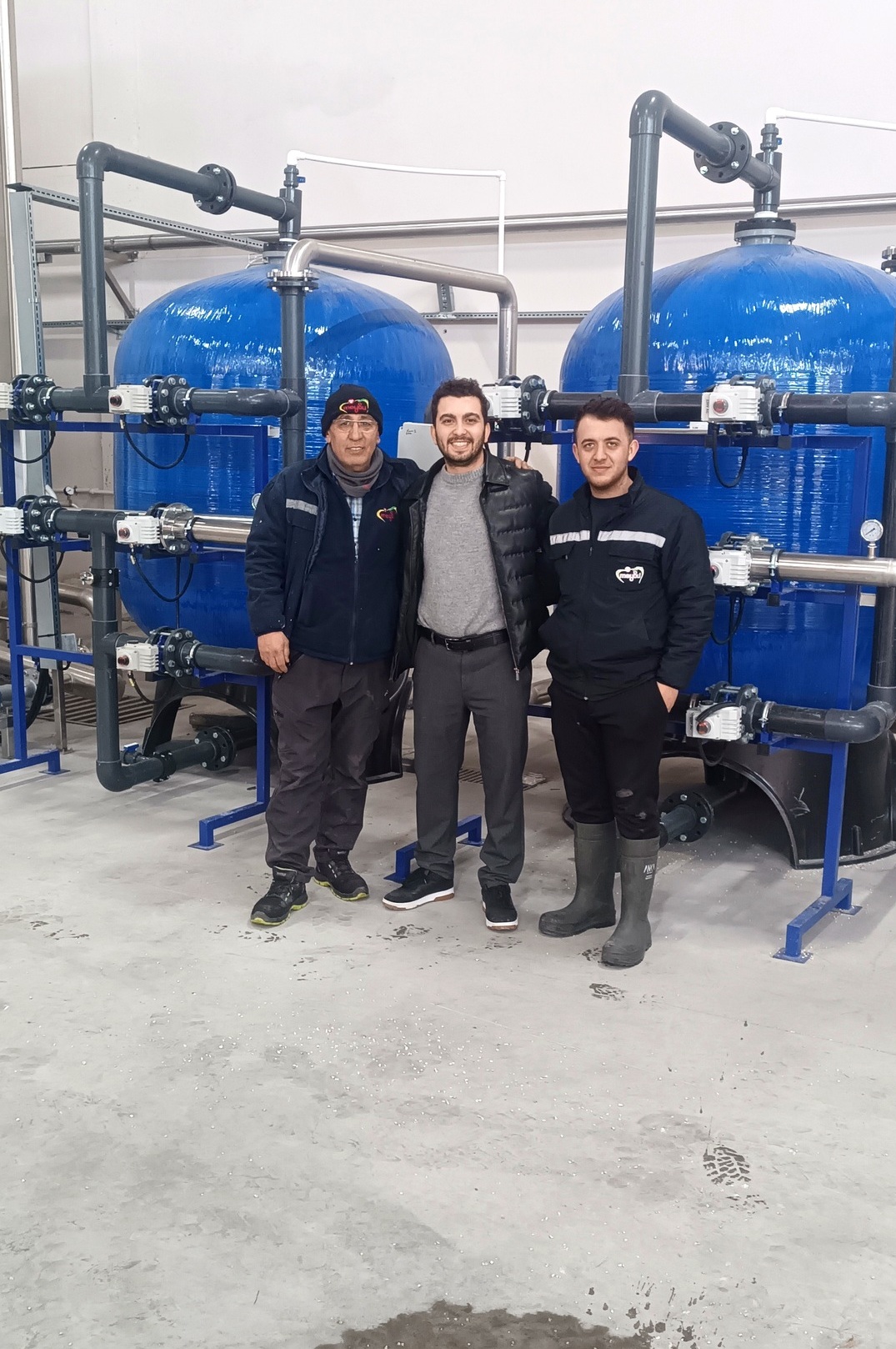 Ham su ön filtrasyon sistemi proses suyu arıtma kurulumu